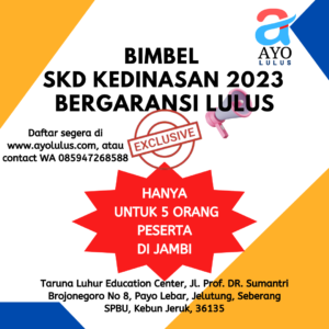 Bimbel SKD Kedinasan Bergaransi lulus di Jambi